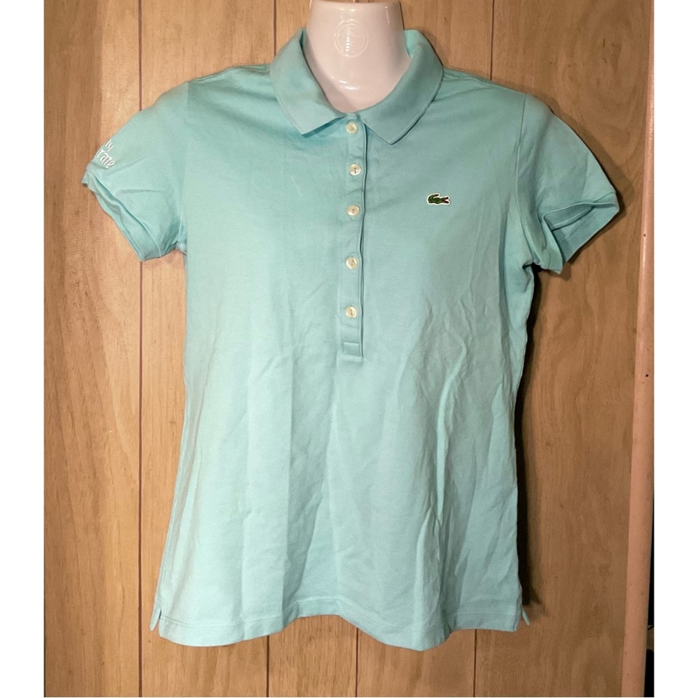 Lacoste Fly Emirates Blue Polo Top